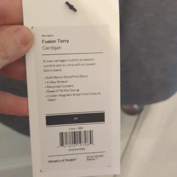 Ministry of supply Women's Fusion Terry Cardigan  - Picture 7 of 11